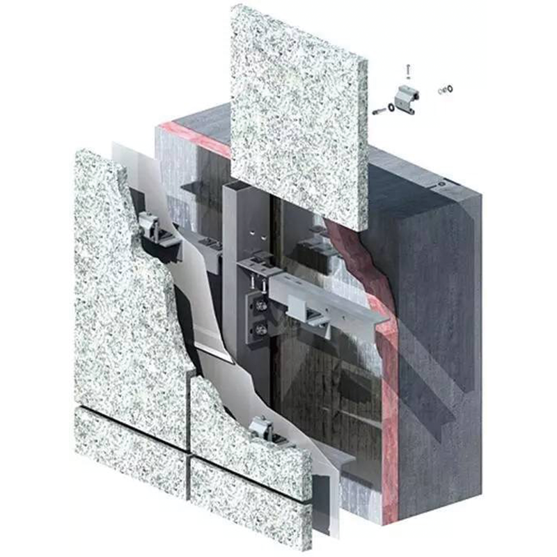 shengnuo Curtain wall Dry hanging stone broken bridge aluminum alloy window