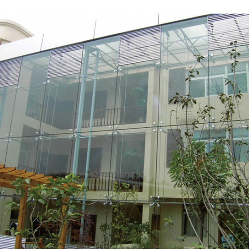 shengnuo facade Waterproof bulletproof bearing building glass wall tempered glass