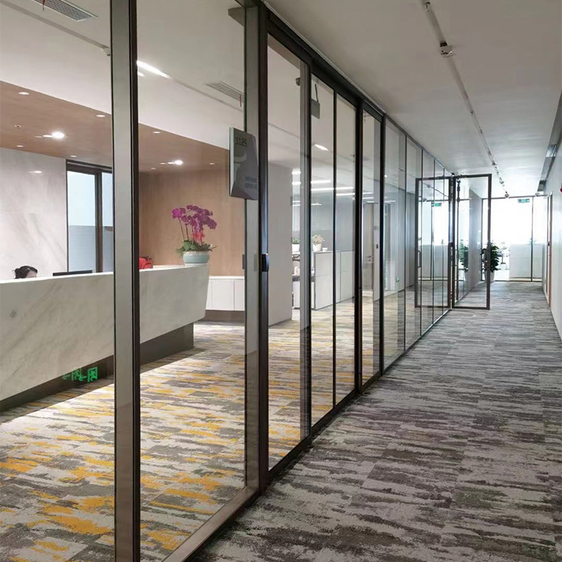 shengnuo glass partition Custom molding glass partition