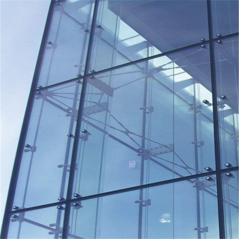 shengnuo facade Waterproof bulletproof bearing building glass wall tempered glass