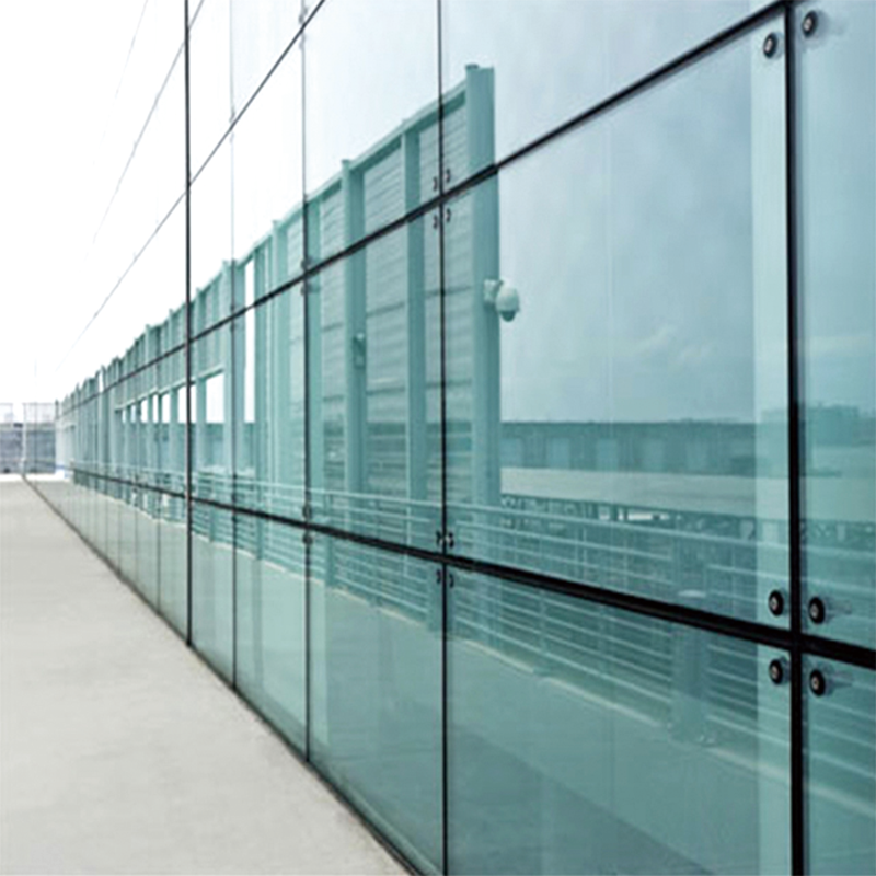 shengnuo   facade  Waterproof bulletproof bearing building glass wall tempered glass