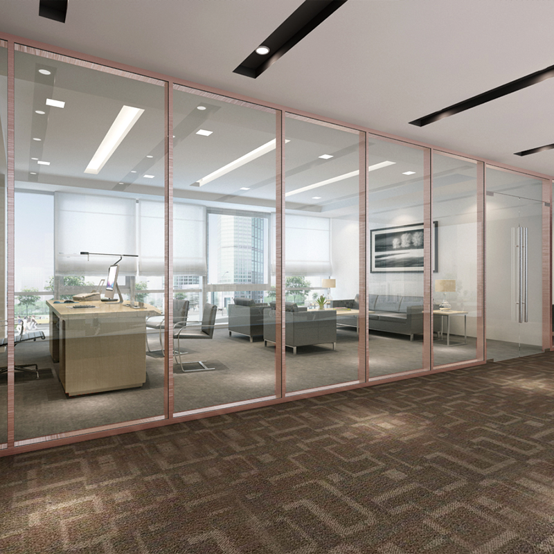 shengnuo  Sound insulation  Glass Partition Single-pane glass partition